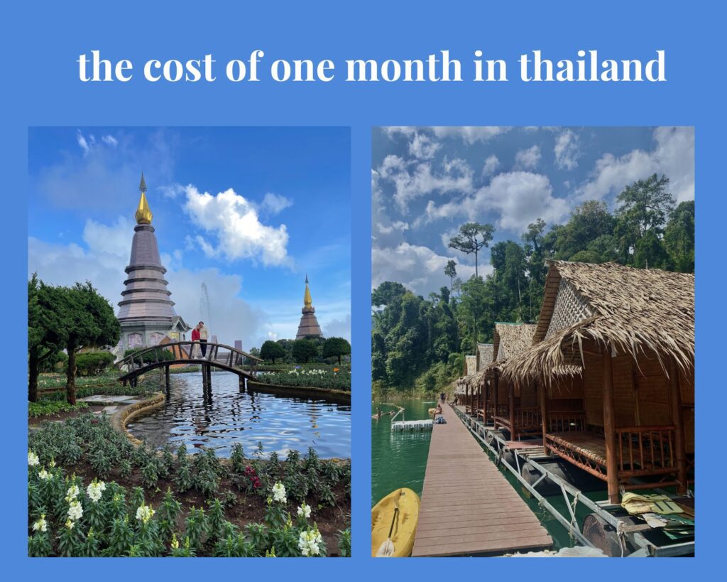 The surprising cost of one month in Thailand