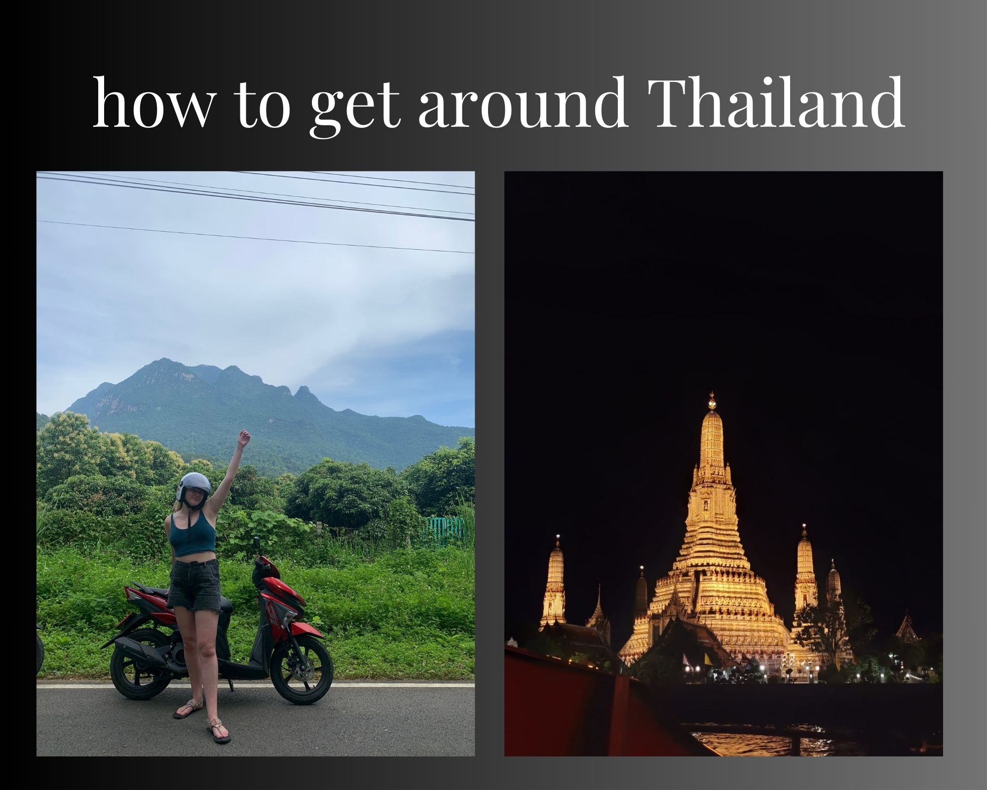 how to get around thailand